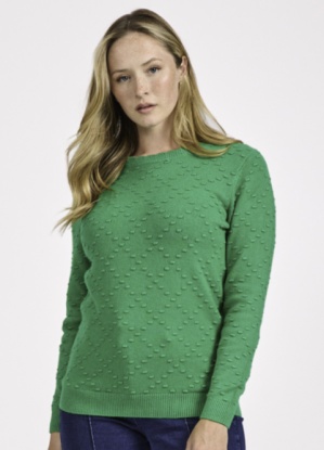 Mudflower Crossover Dobby Stitch Jumper